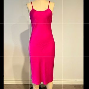 ANINE BING SILK SLIP DRESS